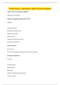 Tf-cbt Exam 1 Questions with Correct Answers