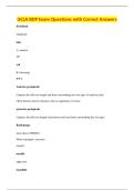 UCLA BDP Exam Questions with Correct Answers