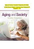 Aging and Society A Canadian Perspectives 8th Edition&NewLine;by Mark Novak&comma; Herbert C&period; Northcott&comma; Karen Kobayashi All  Chapters 1 - 20