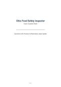 Ohio Food Safety Inspector Exam Questions with Answers & Rationales&vert; Latest Update
