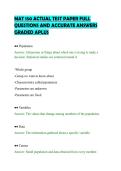 MAT 150 ACTUAL TEST PAPER FULL&NewLine;QUESTIONS AND ACCURATE ANSWERS&NewLine;GRADED APLUS