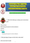 MDC1 Exam 11 &ndash; NUR 2356 Multidimensional Care I Practice Questions and Correct Answers &lpar;Verified Q&A&rpar; for 2025&ndash;2027 &vert; Rasmussen University