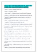 Jersey College Nutrition Midterm Exam&colon; 2026&sol;2027&NewLine;ACTUAL TEST BANK WITH CORRECT ANSWERS
