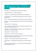 Jersey College Nutrition Midterm Exam SCRIPT&NewLine;2026&sol;2027 WITH EXPERT-VERIFIED ANSWERS&NewLine;RATED A&plus;