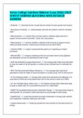 Jersey College Nutrition Midterm Exam 2026&sol;2027&NewLine;NEWEST VERIFIED QUESTIONS WITH DETAILED&NewLine;ANSWERS