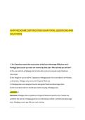AHIP MEDICARE CERTIFICATION EXAM TOTAL QUESTIONS AND &NewLine;SOLUTIONS
