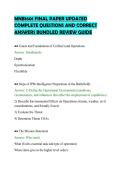 MNB1601 FINAL PAPER UPDATED&NewLine;COMPLETE QUESTIONS AND CORRECT&NewLine;ANSWERS BUNDLED REVIEW GUIDE&NewLine;