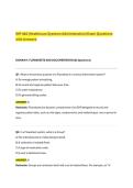 INP 402 &lpar;Healthcare Systems Administration&rpar; Exam Questions &NewLine;with Answers 