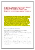 XCEL FINAL EXAM &lpar;COMPREHENSIVE OF LIFE AND &NewLine;HEALTH INSURANCE EXAM 300 ACTUAL &NewLine;QUESTIONS AND CORRECT ANSWERS WITH &NewLine;RATIONALE LATEST UPDATE ALREADY GRADED A&plus;