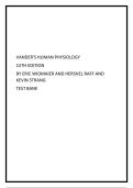 Test Bank for Vander's Human Physiology&comma; 15th Edition by Widmaier&comma; Raff & Strang &vert; All Chapters Covered &vert; Comprehensive Q&A with Rationales