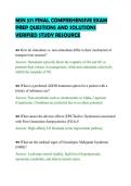 MSN 571 FINAL COMPREHENSIVE EXAM&NewLine;PREP QUESTIONS AND SOLUTIONS&NewLine;VERIFIED STUDY RESOURCE&NewLine;