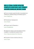 MSN 571 FINAL PAPER UPDATED&NewLine;COMPLETE QUESTIONS AND CORRECT&NewLine;ANSWERS BUNDLED REVIEW GUIDE&NewLine;