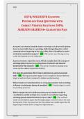 D570&sol; WGU D570 COGNITIVE PSYCHOLOGY EXAM QUESTIONS WITH CORRECT VERIFIED SOLUTIONS 100&percnt; ALREADY GRADED A&plus; GUARANTEED PASS