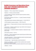 HazMat Awareness and Operations Exam&NewLine;2026&sol;2027 UPDATED QUESTIONS WITH&NewLine;ANSWERS GRADED A&plus;