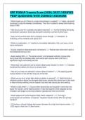 EMT FISDAP Trauma Exam &lpar;2026&sol;2027&rpar; VERIFIED&NewLine;PREP QUESTIONS WITH CORRECT ANSWERS&NewLine;