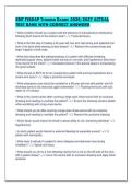 EMT FISDAP Trauma Exam&colon; 2026&sol;2027 ACTUAL&NewLine;TEST BANK WITH CORRECT ANSWERS