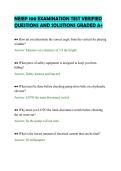 NEIEP 100 EXAMINATION TEST VERIFIED&NewLine;QUESTIONS AND SOLUTIONS GRADED A&plus;&NewLine;