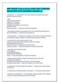 EMT FISDAP Trauma Complete Study Bundle &vert; Updated Questions&comma; Answers and Study Materials
