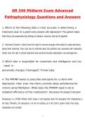NR 546 &sol; NR546 Midterm Exam Advanced Pathophysiology &lpar;Latest 2026 &sol; 2027 Update&rpar; Questions & Accurate Correct Answers &lpar;Chamberlain&rpar; &lpar;100&percnt; Correct Verified Answers&rpar; Already Graded A&plus;