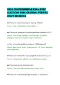 NR511 COMPREHENSIVE EXAM PREP&NewLine;QUESTIONS AND SOLUTIONS VERIFIED&NewLine;STUDY RESOURCE&NewLine;
