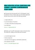 NR511 UPDATED ACTUAL QUESTIONS AND&NewLine;CORRECT ANSWERS COMPREHENSIVE&NewLine;STUDY GUIDE