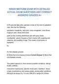 NR509 MIDTERM EXAM WITH DETAILED &NewLine;ACTUAL EXAM QUESTIONS AND CORRECT &NewLine;ANSWERS GRADED A&plus;