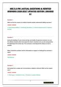 ARE 5&period;0 PM &vert;ACTUAL QUESTIONS & VERIFIED ANSWERS 2026-2027 UPDATED EDITION &vert;GRADED A&plus;
