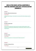 ARE 5&period;0 PDD EXAM &vert;ACTUAL QUESTIONS & VERIFIED ANSWERS 2026-2027 UPDATED EDITION &vert;GRADED A&plus;
