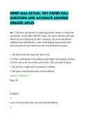 NRNP 6550 ACTUAL TEST PAPER FULL&NewLine;QUESTIONS AND ACCURATE ANSWERS&NewLine;GRADED APLUS&NewLine;
