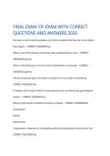 FINAL EXAM CFI EXAM WITH CORRECT QUESTIONS AND ANSWERS 2026