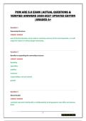 PCM ARE 5&period;0 EXAM &vert;ACTUAL QUESTIONS & VERIFIED ANSWERS 2026-2027 UPDATED EDITION &vert;GRADED A&plus;