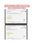 ATI PN Comprehensive Predictor Exit Level 3 Exam &NewLine;2026 With screenshots&comma; questions&comma; and correct verified &NewLine;answers&period; Guaranteed pass &sol;Graded A&plus; &NewLine;&NewLine;&NewLine;&NewLine;