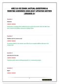 ARE 5&period;0 CE EXAM &vert;ACTUAL QUESTIONS & VERIFIED ANSWERS 2026-2027 UPDATED EDITION &vert;GRADED A&plus;