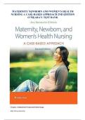 Maternity&comma; Newborn&comma; and Women's Health Nursing&colon; A Case-Based Approach &lpar;2nd Edition&rpar;&NewLine;&NewLine;Author&colon; Dr&period; Amy Mandeville O'Meara&NewLine;&NewLine;Publisher&colon; Wolters Kluwer &sol; Lippincott Williams & Wilkins