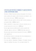 CFI EXAM WITH CORRECT QUESTIONS AND ANSWERS 2026
