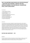 NSG 5140 MIDTERM EXAM REVIEW ADV PATHOPHYSIOLOGY&NewLine;&ndash; QUESTIONS AND ANSWERS &vert; VERIFIED AND WELL&NewLine;DETAILED ANSWERS &vert; PLUS RATIONALES &vert; GUARANTEED&NewLine;PASS &vert; LATEST EXAM UPDATE