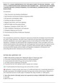 NWSA TTT-2 EXAM COMPREHENSIVE TEST FOR NWSA TOWER TECHNICIAN TRAINING - LEVEL&NewLine;2 &lpar;TTT-2&rpar; CERTIFICATION EXAM QUESTIONS AND ANSWERS 2025 &ndash; QUESTIONS AND ANSWERS&NewLine;&vert; VERIFIED AND WELL DETAILED ANSWERS &vert; PLUS RATIONALES &vert; GUARANTEED PASS &vert; LATEST&NewLine;EXAM UPDATE