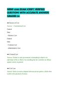 NRNP 6568 EXAM SCRIPT VERIFIED&NewLine;QUESTIONS WITH ACCURATE ANSWERS&NewLine;GRADED A&plus;