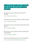 NRNP 6568 TEST BANK FULL QUESTIONS&NewLine;AND DETAILED SOLUTIONS PREMIUM&NewLine;RESOURCE