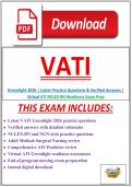 VATI Greenlight 2026 &vert; Latest Practice Questions & Verified Answers &vert; Virtual ATI NCLEX-RN Readiness Exam Prep