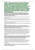 FACHA &ndash; Fellow of the American College of Healthcare Architects &lpar;ACHA&rpar; Elite Fellowship Certification Exam Updated 2026 &vert; 200&plus; Practice Questions & Verified Answers &vert; Comprehensive Healthcare Architecture Exam Prep&comma; Hospital & Medical Facility Planning&comma; E