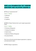 NURS 6630 EXAMINATION TEST VERIFIED&NewLine;QUESTIONS AND SOLUTIONS GRADED A&plus;