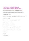 NSC EXAM WITH CORRECT QUESTIONS AND ANSWERS 2026