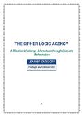 The Cipher Logic Agency&colon; A Mission Challenge Adventure through Discrete Mathematics &vert; Math Games &vert; Activities &vert; Math Practice &vert; Worksheets