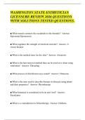 WASHINGTON STATE ESTHETICIAN&NewLine;LICENSURE REVIEW 2026 QUESTIONS&NewLine;WITH SOLUTIONS TESTED QUESTIONS&period;