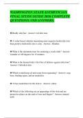WASHINGTON STATE ESTHETICIAN&NewLine;FINAL STUDY GUIDE 2026 COMPLETE&NewLine;QUESTIONS AND ANSWERS&period;