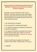 Barney Fletcher Final Verified Exam &vert;&vert;Verified Exam&excl;&excl;&excl;&vert;&vert; &NewLine;2026&sol;2027 &vert; All Questions with 100&percnt; Correct Verified &NewLine;Answers &vert; Graded A&plus;