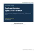 Niveaumeting Theorie Register-Makelaar Specialisatie Wonen 2026