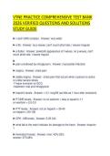 VTNE PRACTICE COMPREHENSIVE TEST BANK&NewLine;2026 VERIFIED QUESTIONS AND SOLUTIONS&NewLine;STUDY GUIDE&NewLine;