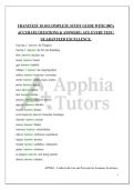 FRANZTEST 10&period;10 &vert;COMPLETE STUDY GUIDE WITH 100&percnt; ACCURATE QUESTIONS & ANSWERS &vert; ACE EVERY TEST &vert; GUARANTEED EXCELLENCE&period;